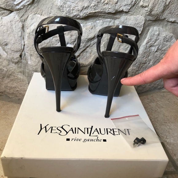 Yves Saint Laurent Tribute 105 sandals Seppia - Picture 5 of 7